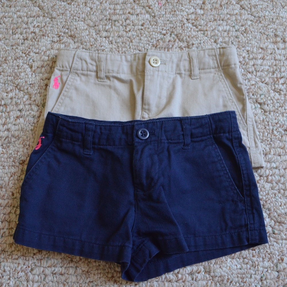 Ralph Lauren girls chino shorts